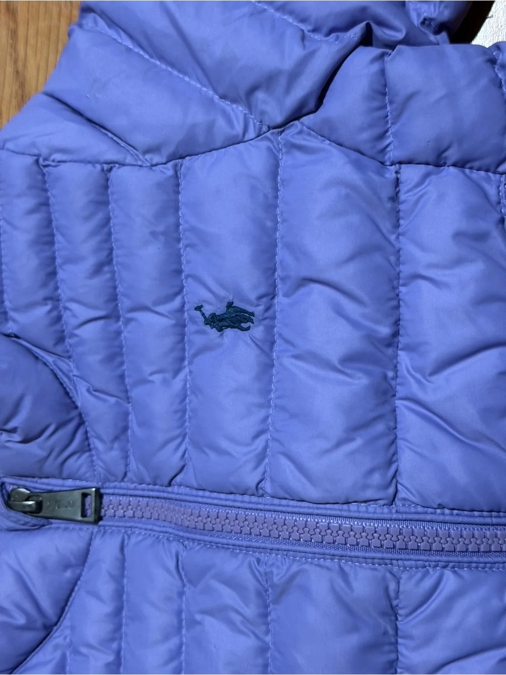Ralph Lauren bright purple Quilted Puffer Jacket